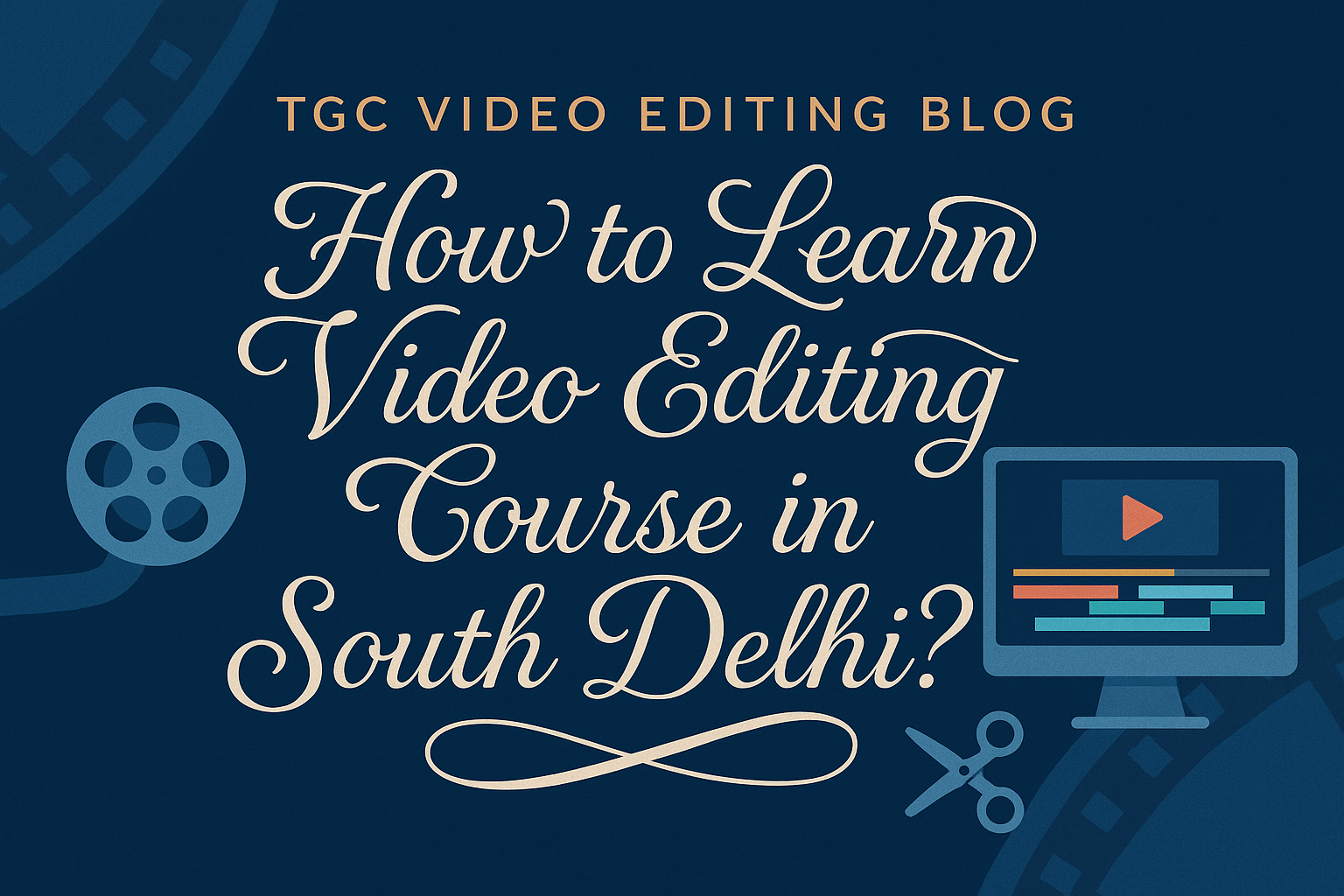 How to Learn Video Editing Course in South Delhi?